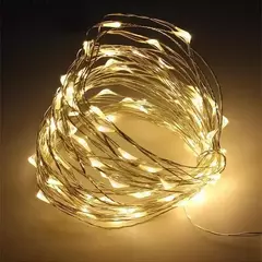 Bateria Powered LED Fairy Lights, Copper Wire String Lights para quarto, jardim, festa, casamento, decoração de Natal, 1 m, 2 m, 3 m, 5 m, 10 m, 20m na internet