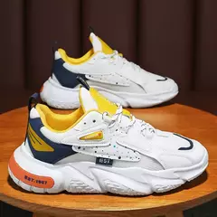 Sapatilhas casuais para homens, Plataforma confortável, Tênis Esportivos Running, Calçado de Basquete Respirável, Tênis na moda, Alta qualidade - loja online