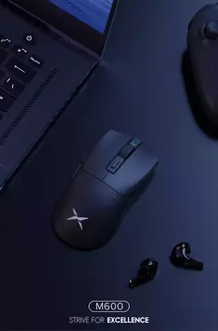 Delux-M600 Mouse sem fio para jogos, Macro Mice recarregável para PC Gamer, leve, conexão de modo duplo, 2.4G, 49g, PMW3325 na internet