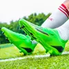 Sapatos de futebol FG TF para homens, botas antiderrapantes, grampos de treinamento ao ar livre, tênis de futsal, calçado esportivo infantil