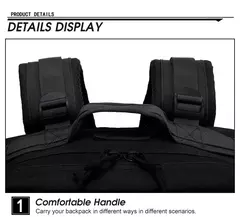 Mochila de viagem tática impermeável para homens, mochilas de grande capacidade, esportes ao ar livre, bolsas multifuncionais 50L, 35L, 25L - Wolf Magazine