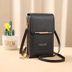Buylor-Bolsa de couro feminina, tela sensível ao toque, bolsa para celular, bolsa de ombro pequena, macia, feminina, barata, transversal na internet