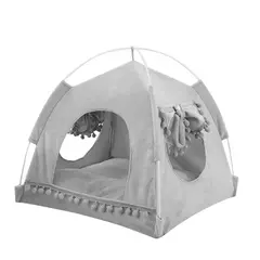 Tenda para gatos de estimação, caverna de verão, casa de dormir para gatos, gatinho, filhote de cachorro, gaiola, cesta, mesa de gato, canil, cama pequena para cães na internet