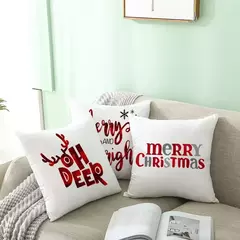 Imagem do 45cm capa de almofada de natal fronha 2024 decorações de natal para casa ornamento natal ano novo decoração de natal 2023 noel