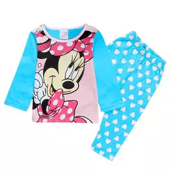 Conjunto de pijamas infantil Minnie Cartoon, pijamas meninas, roupas infantis, bebê, algodão, muitos estilos, primavera, outono, novo