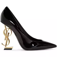 Salto alto de couro PU feminino, designer europeia e americana, estilo de moda, sapatos de festa, outono, 2024