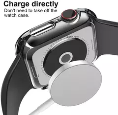 Imagem do Capa Protetora de Tela para Apple Watch, PC Bumper, iWatch Band, 45mm, 41mm, 49mm, 38mm, 40mm, 44mm, 9, 8, 7, 6, SE, 5, 4, 3, Ultra 2, 49mm