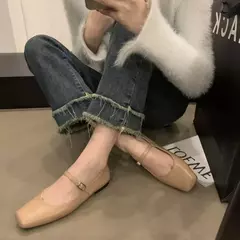 Sapatilhas de bailarina rasas para mulheres, sapatilhas femininas, sapatilhas casuais, sapatos Lolita, sapatilhas ao ar livre, moda primavera, 2021 - loja online