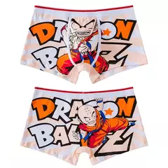 Imagem do Dragon ball calcinha masculina anime dos desenhos animados algodão boxer roupa interior boxers moda tricô flexibilidade respirável bolsa cuecas