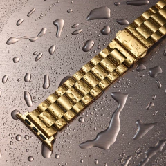 Pulseira de aço inoxidável para Apple Watch, iWatch Pulseira de Metal, Band, 38mm, 42mm, 41mm, 40mm, 44mm, 45mm, 49mm, Séries 9, 8, 7, 6, SE ultra, 54321