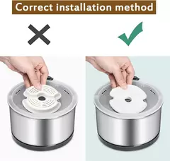 Dispensador de água para animais de estimação, filtro de carvão ativado, filtragem múltipla, filtros substituídos, 4/8 pacotes para suprimentos para animais de estimação, cães e gatos
