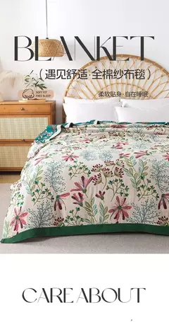Colcha na cama de algodão puro gaze toalha colcha decoração sofá capa cobertor verão resfriamento nap capa colcha 200*230cm