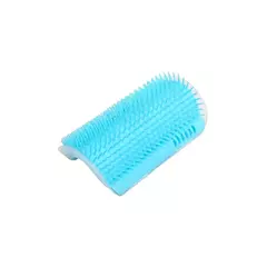 Gato scratcher massageador para gatos coçar animais de estimação escova remover pente de cabelo aliciamento mesa cães gatinho cuidados real canin acessórios na internet