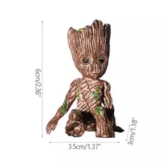 Desenhos animados Groot Figurines para Decoração de Casa, Modelo Miniatura, Desktop Display, Artesanato, Árvore Homem Ornamento, Decoração Do Escritório, 5cm