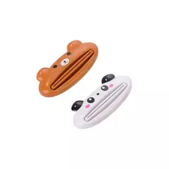 Dispensador plástico fácil do dentífrico para o banheiro home, espremedor animal do dentífrico, suporte do rolamento, tubo da pasta do dente, 1 Pc na internet