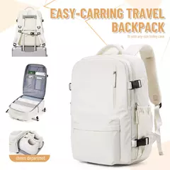 Mochila de Viagem para Homens e Mulheres, Item Pessoal, Carry on, Flight Approved Backpack, Business, Weekender, Laptop Bag, 44x29x19 - comprar online