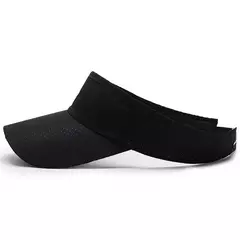 Verão Respirável Air Sun Chapéus Homens Mulheres Viseira Ajustável Proteção UV Top Vazio Solid Sports Tennis Running Sunscreen Cap Hat - comprar online