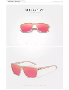 Kingseven óculos de sol polarizados para homens e mulheres, moldura quadrada, melhor para dirigir, viagens ao ar livre, novo lc755 - comprar online