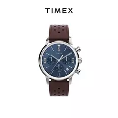 TIMEX-Men's Luxury Trend Quartz Watch, Impermeável, Multi Função, Fantasia, Redondo, Inoxidável, Três Olhos - comprar online