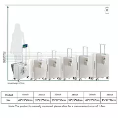Extensões de transporte de viagem tipo 20 24 28 Polegada mala carrinho de bagagem carry-on cabine mala transportadora para a linha da viagem