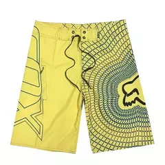 Imagem do Calções de natação masculinos na moda de bain homme bermuda água praia shorts calças de secagem rápida havaiano praia férias wear