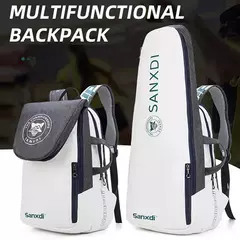 Mochila de remo de tênis dobrável para homens Squash Badminton Racket Bag Bolsa de transporte de raquetebol Sacos esportivos de grande capacidade - Wolf Magazine