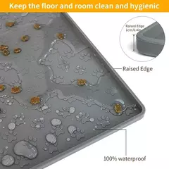 Pet placemat gato cão beber alimentação placemat alimentador esteiras gato alimentação esteira cão comida tigela esteira de silicone à prova dwaterproof água pet tigela almofada - Wolf Magazine