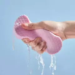 Imagem do O purificador exfoliating do corpo, esponja macia, escova do chuveiro, removedor da pele, banho, esfrega, 1PC