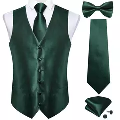 Festa de casamento ouro colete paisley floral jacquard colete masculino 4 pçs colete gravata lenço anel hanky abotoaduras conjunto dibangu