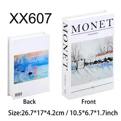 Imagem do Livros falsos de luxo para decoração de casa, acessórios para sala, decoração de moda, suporte, nórdico simples, mesa de café