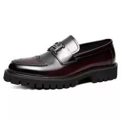 Sapatos de barco mocassins de couro masculino, mocassins casuais com vestido, marca de luxo - loja online
