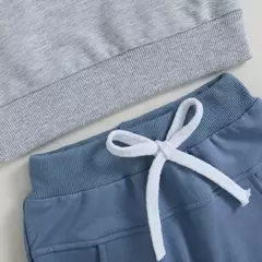 Conjunto de moletom e calças elásticas recém-nascido, Conjuntos de calças bebê menino, Roupas de 2 peças, Itens do bebê, Outono na internet
