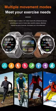 Huawei Sports Smartwatch impermeável para homens, 1.85 "tela AMOLED, bússola GPS NFC, chamada Bluetooth, novo Smartwatch, 2022 - comprar online