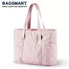 BAGSMART-Bolsa De Ombro De Grande Capacidade Para Mulheres, Bolsa Crossbody, Saco De Compras Da Faculdade, Punho
