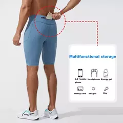 Shorts de compressão rápida para homens, calças justas para musculação, leggings fitness, cintura elástica, calças esportivas, ginásio correndo - Wolf Magazine