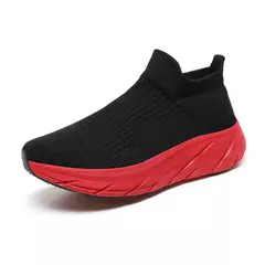 Tênis respiráveis de verão masculino, tênis de malha confortável, tênis de plataforma unissex, casual, tamanho grande 46, venda quente - comprar online