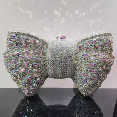 Mais novo strass verde/preto bolsa de embreagem arco luxo diamante feminino vermelho noite embraiagens sacos casamento nupcial saco pedras bolsas - comprar online