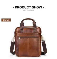 Westal Couro Genuíno Crossbody Messenger Bag, Sacos de Ombro dos homens, 13.3 "Laptop Pasta, Homem Bolsas, 8577 - Wolf Magazine