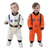 Crianças bonito astronauta cosplay traje espaço terno macacão para bebê meninos menina da criança infantil halloween festa de aniversário roupas