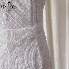 Imagem do Vestidos de lantejoulas de um ombro, vestido longo do baile da sereia, elegante