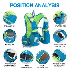 Imagem do Colete Hidratante Mochila para Corrida, Mochila Hidratante de Ciclismo, Caminhad