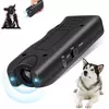 Repelente ultrassônico para cães, portátil, anti-latidos, dissuasor portátil 3 em 1, dispositivo de treinamento para cães, repelir animais de estimação, treinador de cães