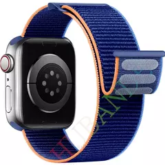Correia de Nylon Loop para Apple Watch Band, Smart Belt Bracelet, iWatch Ultra, 40mm, 44mm, 45mm, 42mm, 41mm, 38mm, 49mm, 8, 7, 6, SE, 5, 4, 3