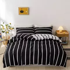 Conjunto de cama confortável macio com impressão geométrica, capa de edredão, solteiro, duplo, rainha, king size, barato, durável, sem folha - Wolf Magazine