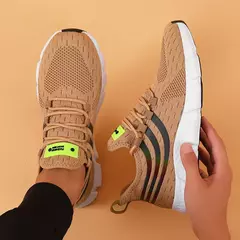 Tênis de plataforma respirável para mulheres, sapatos de renda, confortável, casual, ao ar livre, corrida, esportes, moda feminina - Wolf Magazine