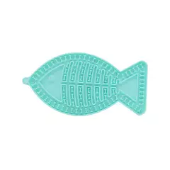 Suprimentos para animais de estimação silicone pet lambendo esteira gato anti-asfixia com tigela de comida lenta filhote de cachorro banho distraído lambendo placa talheres - comprar online