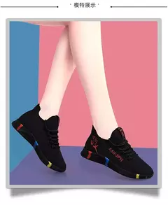 Imagem do Tenis feminino 2024 mulheres sapatos vulcanizados malha de ar luz tênis macios femininos apartamentos plataforma rendas até sapatos casuais cesta femme