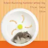 Roda giratória silenciosa para hamsters, 11-18cm, animais de estimação, corrida, exercício esportivo, roda de chinchila, acessórios para animais de estimação, rodas de exercício de gerbils