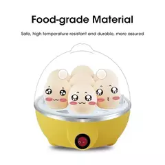 Fogão de ovo elétrico multifuncional, vapor de desligamento automático, máquina de cozimento rápida, vaporizador, milho, leite, vaporizador, cozinha