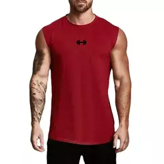 Algodão sem mangas masculino correndo coletes esportivos, camisas de treino, tops de musculação de ginástica, roupas respiráveis musculares fitness, verão - comprar online